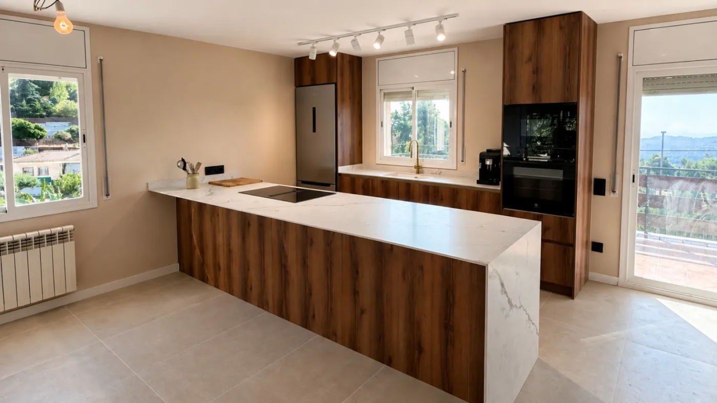Reforma de cocina ejecutada por Reformas Guimerà en el área de Barcelona — foto 1