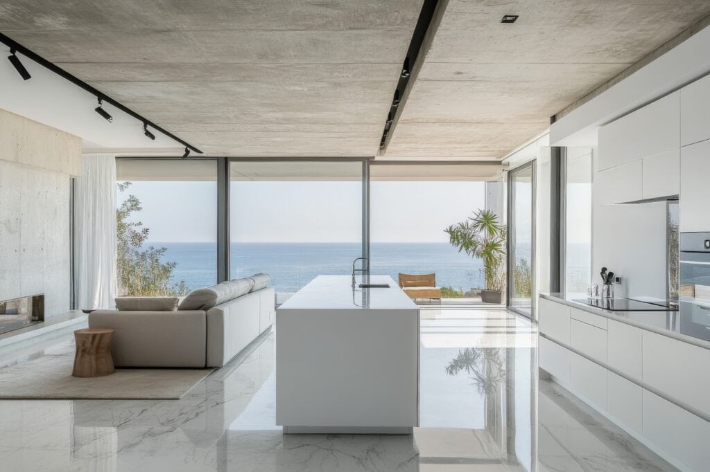 Cocina abierta al salón moderna 2026 - Reformas Guimerà Barcelona